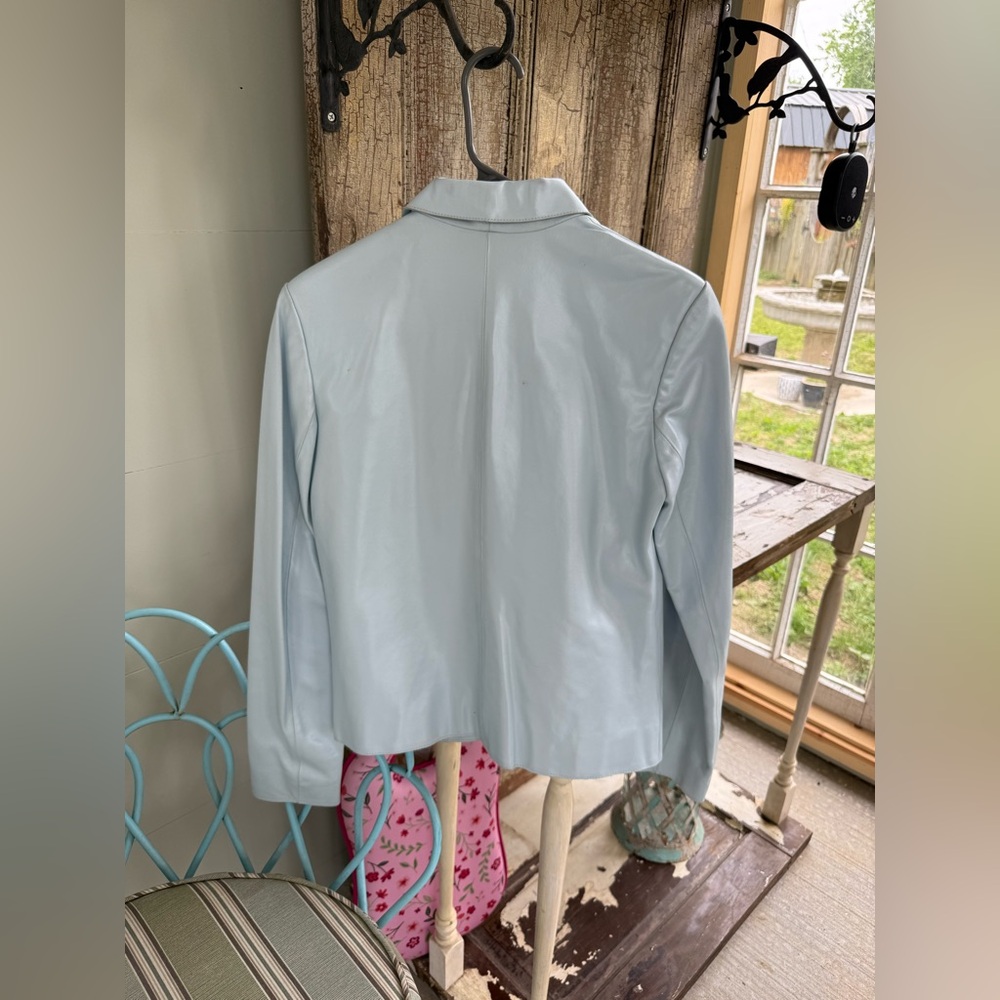 Ralph Lauren light Blue Blazer with Button Closure - Picture 6 of 7